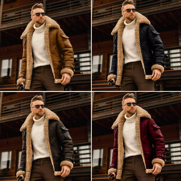 Montclair™ – Cappotto Elegante in Pelle